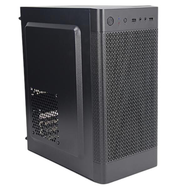 CASE CM05Q1RA001C MINI TOWER SIN VENTILACIï¿½N INCLUIDA CON PANEL LATERAL Y CON FUENTE DE PODER 600W