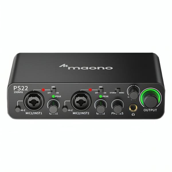 INTERFAZ DE AUDIO MAONO PS22 USB-C / XLR 2 ENTRADAS / 2 SALIDAS