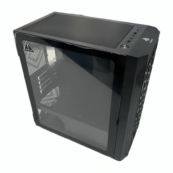 CASE GAMING RGB EAGLE WARRIOR CG06AKRA001C MINI TOWER SIN VENTILACIï¿½N INCLUIDA CON VIDRIO LATERAL Y MALLA FRONTAL