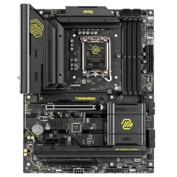 TARJETA MADRE MSI MAG B860 TOMAHAWK WIFI LGA1851 ATX DDR5 911-7E39-001 NEGRO