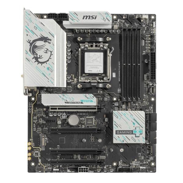 TARJETA MADRE MSI B850 GAMING PLUS WIFI AM5 ATX DDR5 911-7E56-001 NEGRO / BLANCO