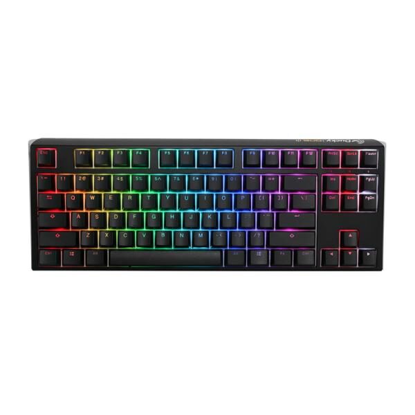 TECLADO GAMING RGB DUCKY ONE 3 TKL MECANICO USB-C ESPAï¿½OL SWITCH PLATEADO DKON2187ST-PESPDCLAWSC1