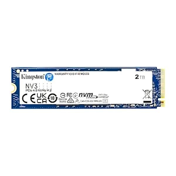 HD INTERNO SOLIDO 2TB KINGSTON NV3 M.2 2280 PCIE GEN4 X4 6000MB/S / 5000MB/S SNV3S/2000G