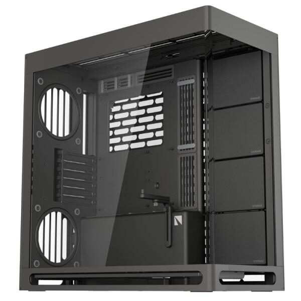 CASE GAMING HAVN HS 420 MID TOWER SIN VENTILACIï¿½N INCLUIDA CON VIDRIO PANORï¿½MICO FRONTAL Y LATERAL HVN-CA-HS420-06