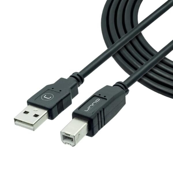 CABLE USB PARA IMPRESORA UNNO TEKNO CB4006BK 480 MBPS 1.8M -2