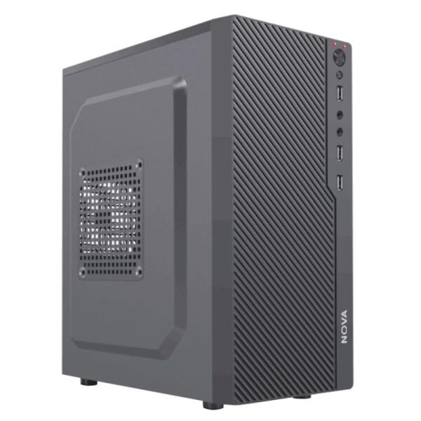 CASE NOVA CM04KTRA002C MINI TOWER SIN VENTILACIï¿½N INCLUIDA CON PANEL LATERAL Y CON FUENTE DE PODER PE600RNF013C