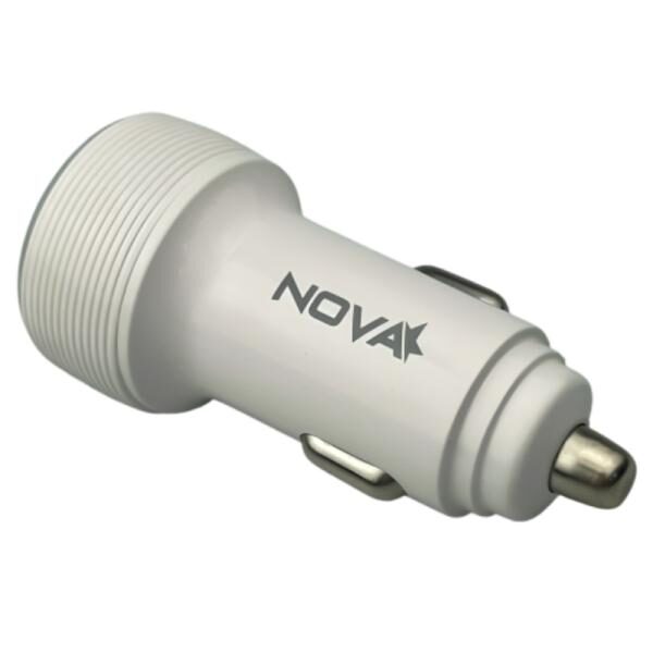 CARGADOR DE CARRO NOVA PA036EBC001C 36W 1 PUERTO USB-C Y 1 PUERTO USB-A CARGA RAPIDA