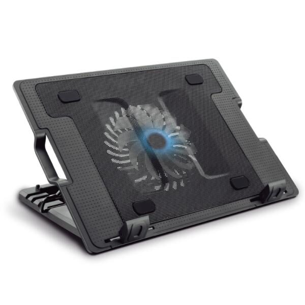 BASE ENFRIADORA PARA LAPTOP NOVA FHC78800002C COMPATIBILIDAD 15.6" / 2 PUERTOS USB CON VENTILADOR DE 125MM