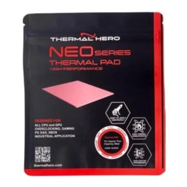 PARCHE Tï¿½RMICO THERMAL HERO NEO PAD EDICION OVERCLOCK 13W/M K 1.0MM CPU/GPU 100x100MM TH-412110-OC