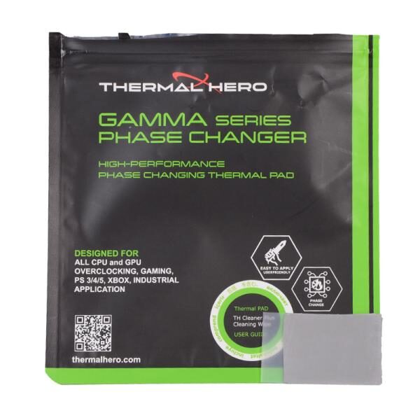 PARCHE Tï¿½RMICO THERMAL HERO FASE GAMMA 13W/M K 0.2MM CPU/GPU 40x40MM TH-710044