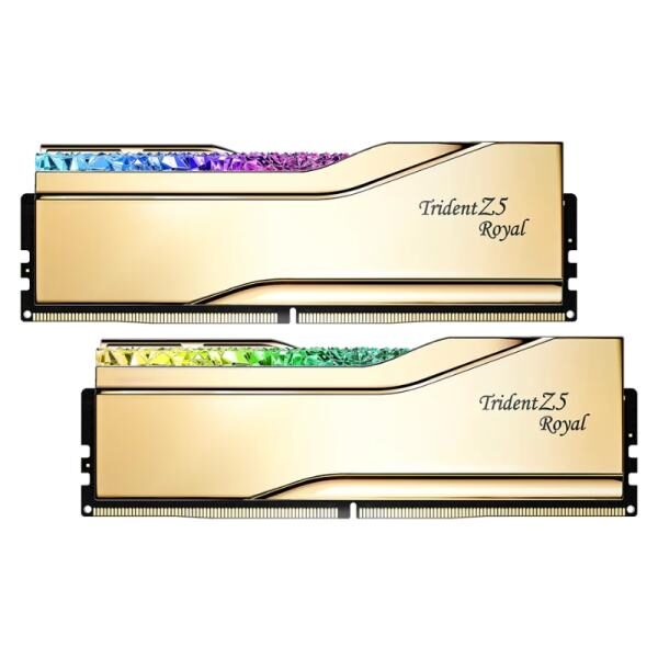 MEMORIA RAM PC 32GB (2X16GB) G.SKILL TRIDENT Z5 ROYAL DDR5 7200MHZ CL34-1.40V XMP F5-7200J3445G16GX2-TR5G