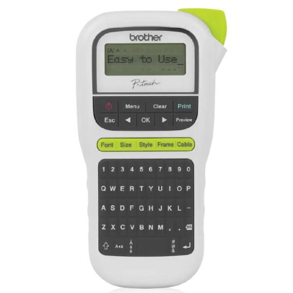 IMPRESORA DE ETIQUETA BROTHER PTH110 20MM/SEG PORTï¿½TIL 2 LINEAS DE IMPRESIï¿½N