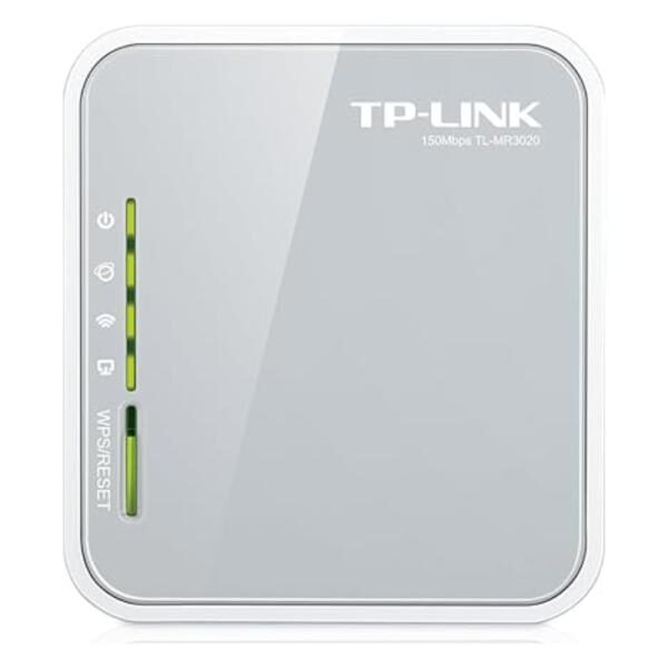 ROUTER TP LINK TL MR3020(EU) 2.4 GHZ N150 3G 4G USB AP TRAVEL ROUTER PUERTOS WAN/LAN