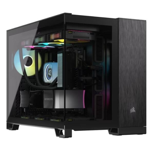 CASE CORSAIR 2500X MID TOWER SIN VENTILACIï¿½N INCLUIDA CON VIDRIO LATERAL Y MALLA FRONTAL CC-9011287-WW