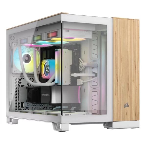 CASE CORSAIR 2500X MID TOWER SIN VENTILACIï¿½N INCLUIDA CON VIDRIO LATERAL Y MALLA FRONTAL CC-9011288-WW