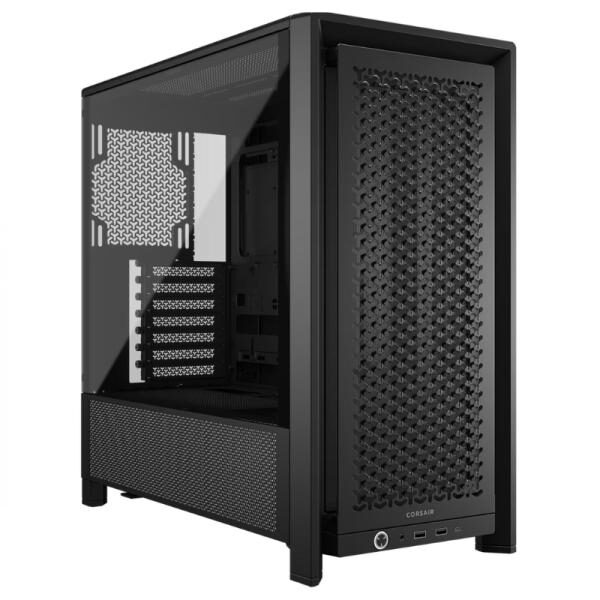 CASE CORSAIR FRAME 4000D MID TOWER SIN VENTILACIï¿½N INCLUIDA CON VIDRIO LATERAL Y MALLA FRONTAL CC-9011290-WW