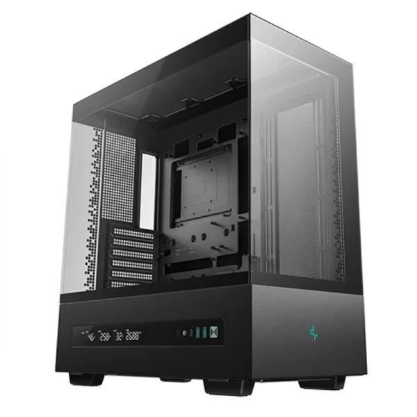 CASE DEEPCOOL CH690 DIGITAL MID TOWER SIN VENTILACIï¿½N INCLUIDA CON VIDRIO LATERAL R-CH690-BKNNA0D-G-1