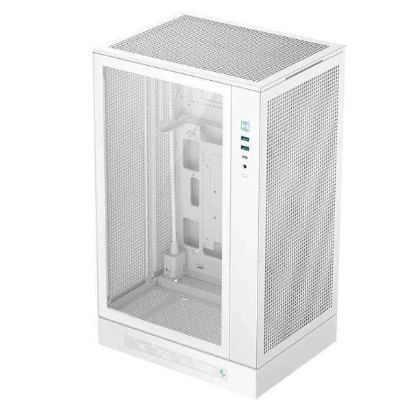 CASE DEEPCOOL CH270 DIGITAL WH MINI TOWER SIN VENTILACIï¿½N INCLUIDA CON VIDRIO LATERAL Y MALLA FRONTAL R-CH270-WHNDM0-G-1