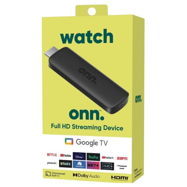 DISPOSITIVO DE TRANSMISIï¿½N ONN FULL HD 1080P ANDROID TV ONN-2333A-B