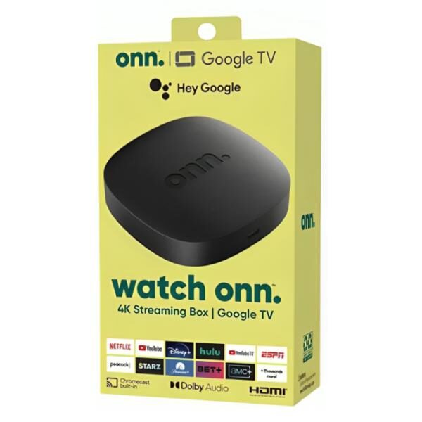 DISPOSITIVO DE TRANSMISIï¿½N ONN GOOGLE TV 4K ONN-28078468-B