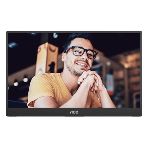 MONITOR PORTï¿½TIL 15.6" AOC 16T20 PLANO 1920 X 1080 FHD 60HZ IPS USB-C SIN ADAPTADOR INCLUIDO