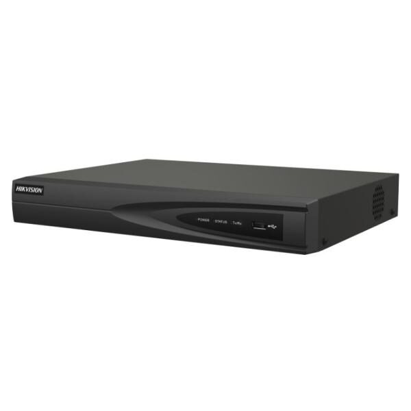 GRABADORA NVR HIKVISION DS-7604NI-Q1/4P 4 CANALES 4K 8TB H.265+ CON POE