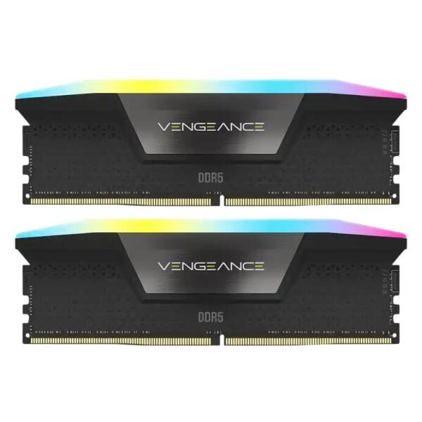 MEMORIA RAM PC 48GB (2X24GB) CORSAIR VENGEANCE RGB DDR5 5600MHZ 1.25V C40 CMH48GX5M2B5600C40