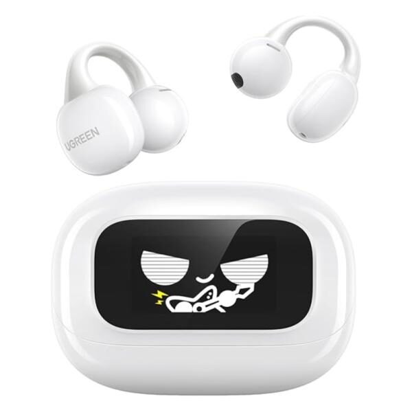 AUDIFONO UGREEN WS208 CLIPBUDS MAGIC TRUE INALï¿½MBRICO BLUETOOTH PANTALLA Tï¿½CTIL 55136