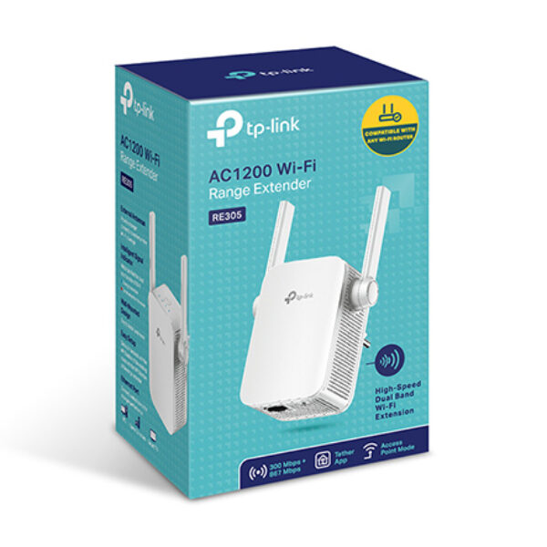 AMPLIFICADOR DE SEï¿½AL TP LINK TL-RE305 AC1200 WIFI