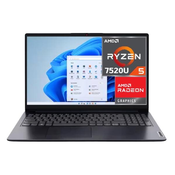 LAPTOP LENOVO IDEAPAD 1 15.6" RYZEN 5-7520U 8GB 256GB WIN 11 INGLï¿½S 82VG00WXUS