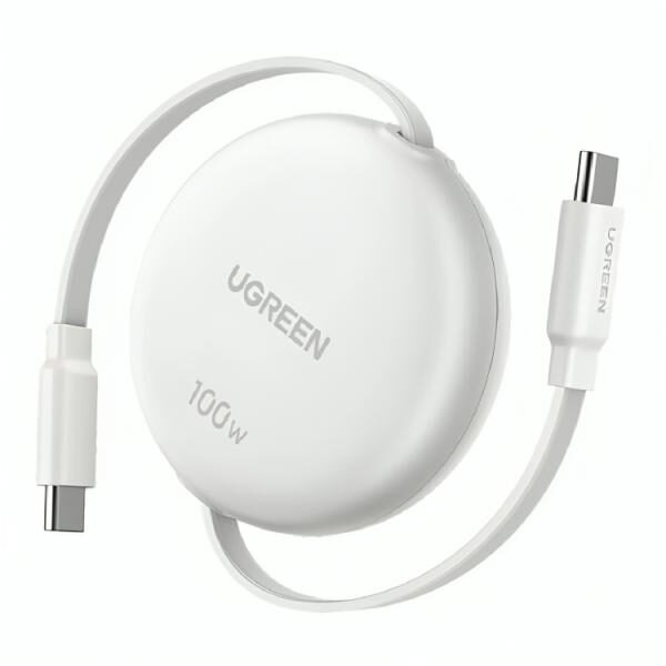 CABLE RETRï¿½CTIL UGREEN L531 USB-C A USB-C 100W CARGA Rï¿½PIDA 95673