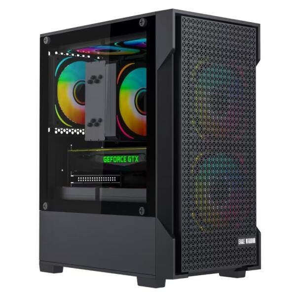 CASE EAGLE WARRIOR CG08J2RA001C MINI TOWER SIN VENTILACIï¿½N INCLUIDA CON PANEL LATERAL