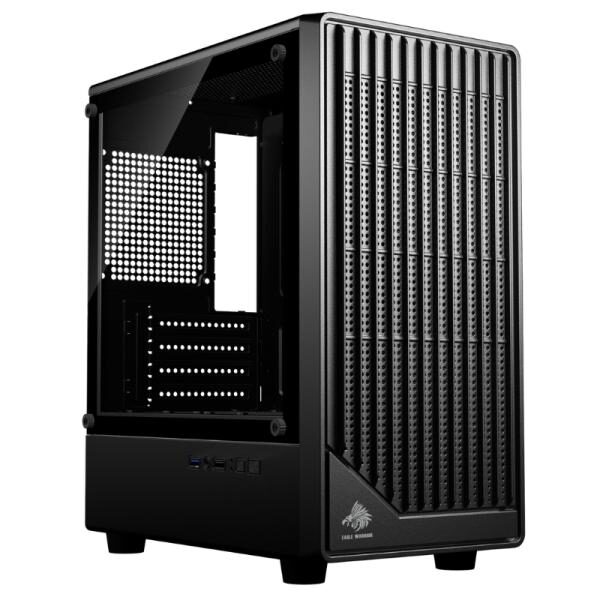 CASE EAGLE WARRIOR CG05ANRA001C MINI TOWER SIN VENTILACIï¿½N INCLUIDA CON PANEL LATERAL
