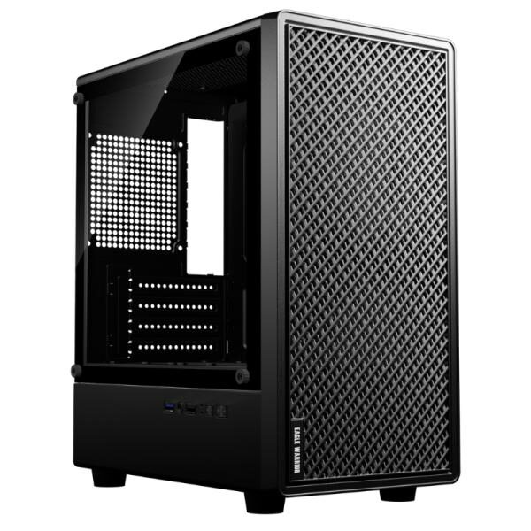 CASE EAGLE WARRIOR CG12ANRA001C MINI TOWER SIN VENTILACIï¿½N INCLUIDA CON PANEL LATERAL