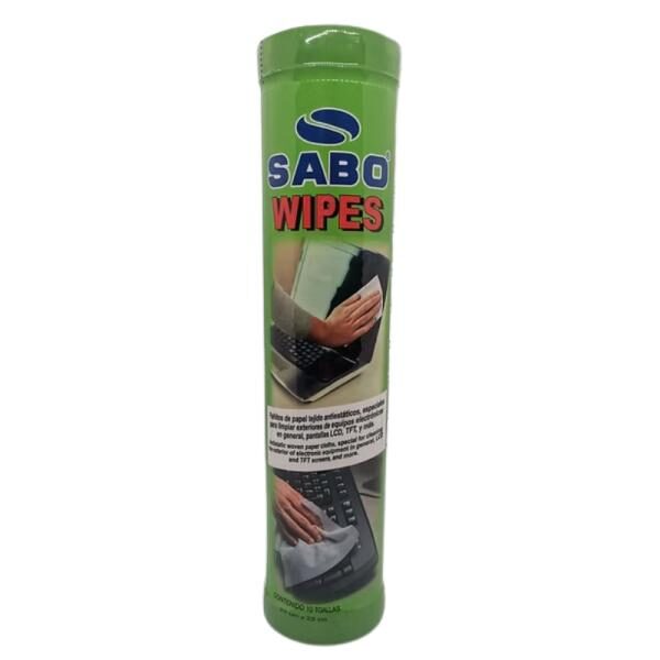 TOALLITAS SECO ANTIESTATICO SABO PAQUETE 10UDS 25X25CM EXTERNO SIN RESIDUOS 91-0102