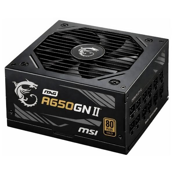 FUENTE DE PODER MSI MAG A650GN II 650W 80 PLUS GOLD NO MODULAR 306-7ZPBZ23-CE0