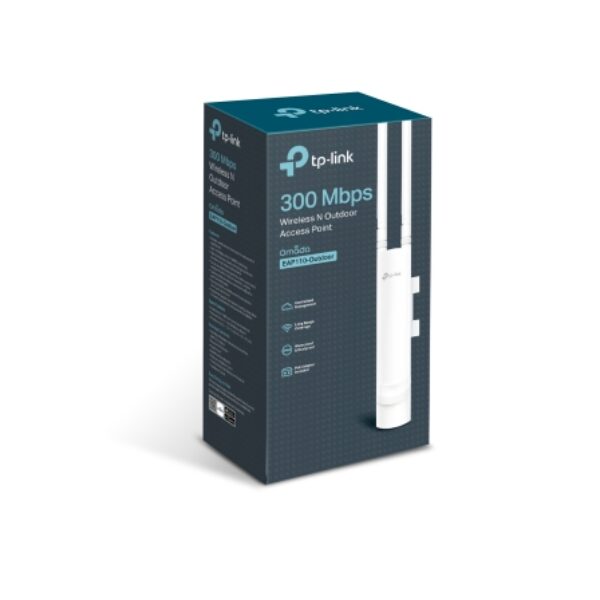 PUNTO DE ACCESO TP LINK EAP110-OUTDOOR 2.4 GHZ 300 MBPS WI-FI
