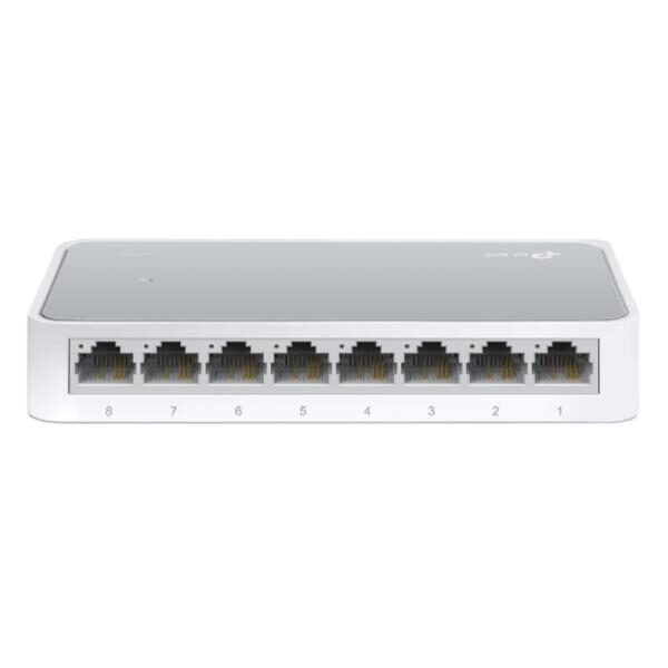 SWITCH TP LINK TL-SF1008D 8 PUERTOS FAST ETHERNET 10/100 MBPS NO ADMINISTRABLE