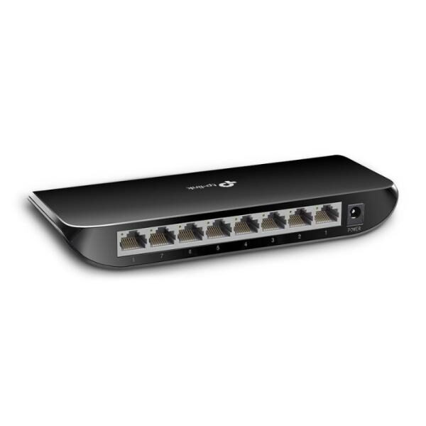 SWITCH TP LINK TL-SG1008D 8 PUERTOS GIGABIT 10/100/1000 MBPS NO ADMINISTRABLE