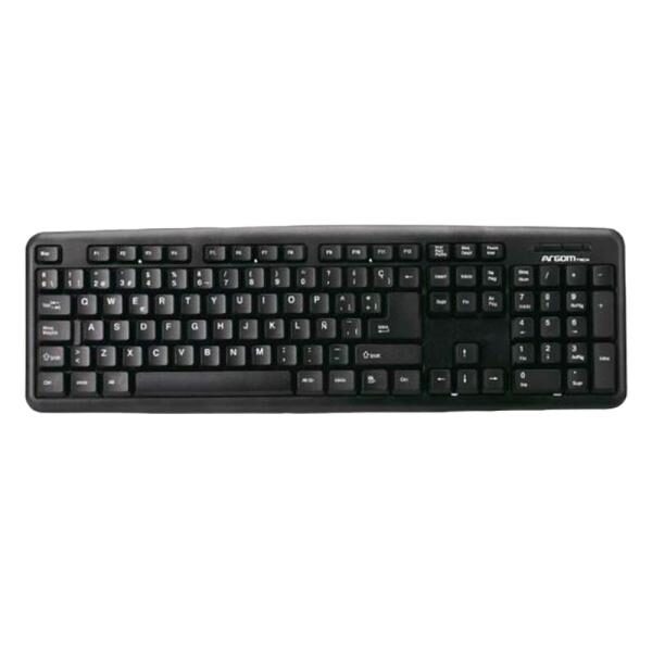 TECLADO CLASICO ARGOM KB-7414 MEMBRANA ALï¿½MBRICO ESPAï¿½OL ARG-KB-7414