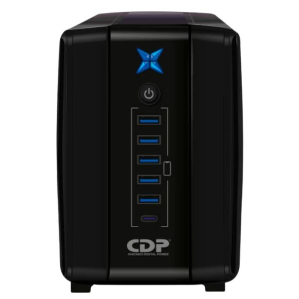 UPS CDP R-UPR1008 1000VA 500W UPS LINEA INTERACTIVA 120VAC AVR 8 TOMAS