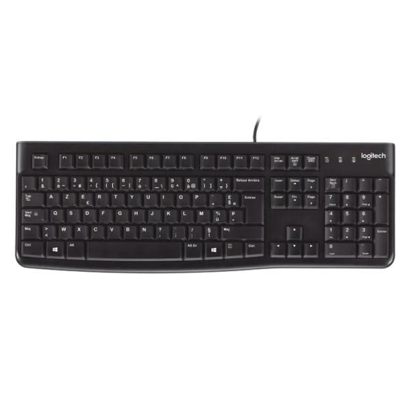 TECLADO LOGITECH K120 CORDED ALï¿½MBRICO USB INGLï¿½S 920-002478