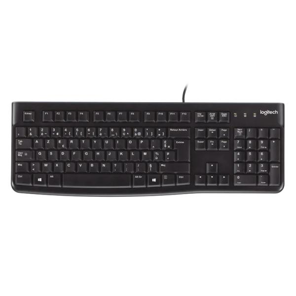 TECLADO LOGITECH K120 CORDED AL�MBRICO USB INGL�S 920-002478
