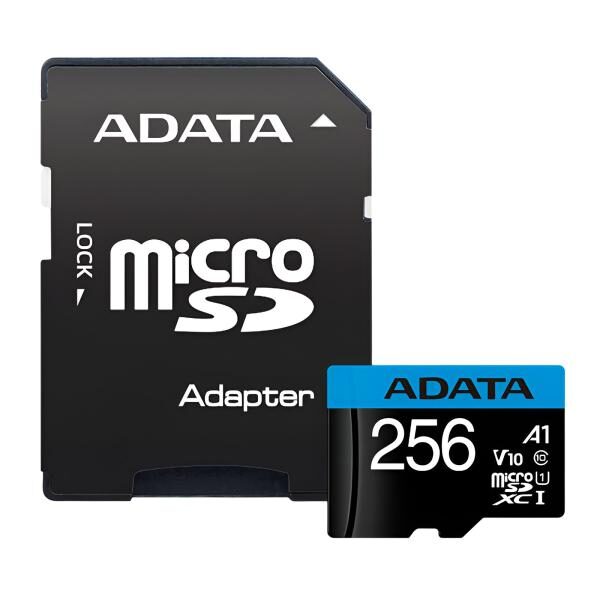 MEMORIA MICRO SDXC 256GB ADATA AUSDX256GUICL10A1-RA CLASE 10 100/25MB/S PARA DISPOSITIVOS MOVILES Cï¿½MARAS DIGITALES