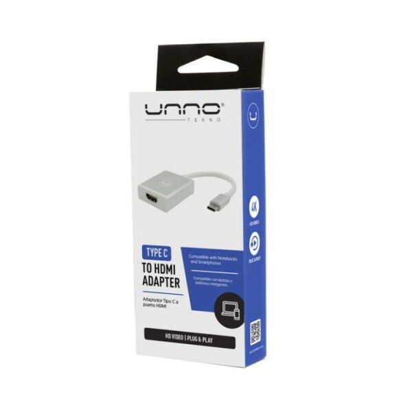 ADAPTADOR UNNO TEKNO TYPE C A HDMI AD3001SV