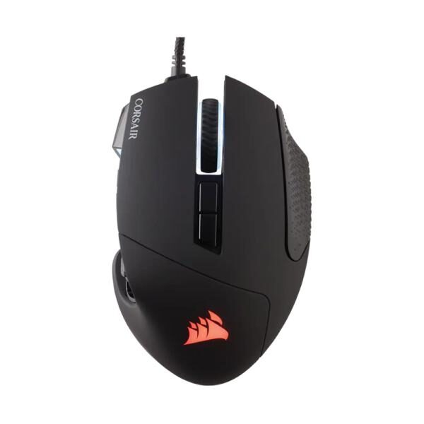 MOUSE GAMING RGB CORSAIR MOBA/MMO SCIMITAR ELITE ALï¿½MBRICO USB 18000 DPI CH-9304211-NA