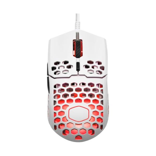 MOUSE GAMING RGB COOLER MASTER MM711 ALï¿½MBRICO USB 16000 DPI ULTRALIGERO MM-711-WWOL1