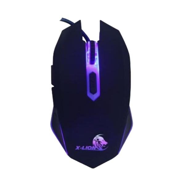 MOUSE GAMING RGB X-LION MS-200 ALï¿½MBRICO USB 2400 DPI