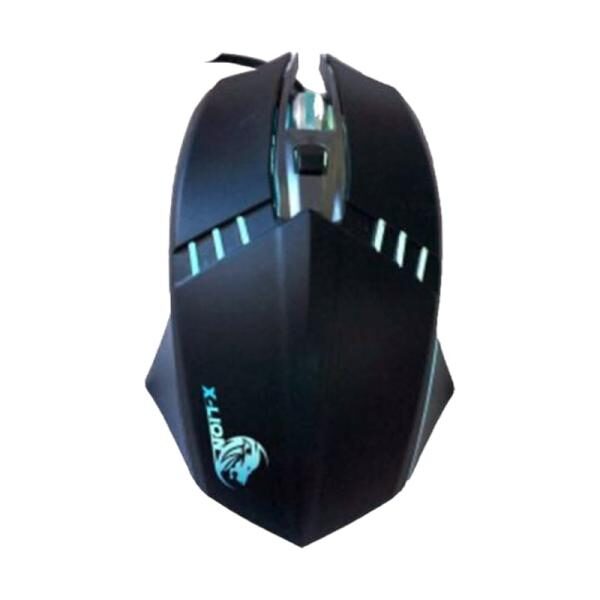 MOUSE GAMING RGB X-LION MS-150 ALï¿½MBRICO USB 3200 DPI