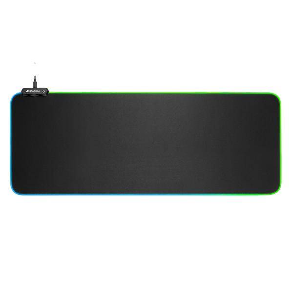 MOUSE PAD GAMING RGB SHARKOON 1337 V2 900 90X42CM TEXTIL Y GOMA 4044951029990